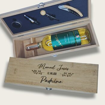 Set vino bambú XL