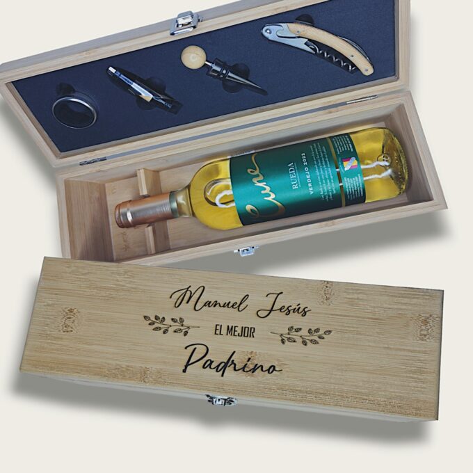 Set vino bambú XL